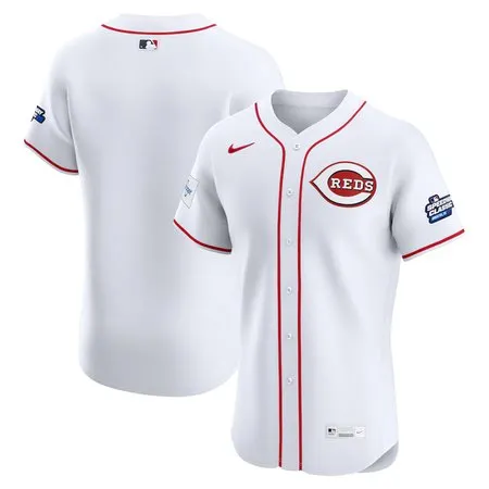 Youth Cincinnati Reds  White 2025 MLB Speedway Classic Home Elite Jersey