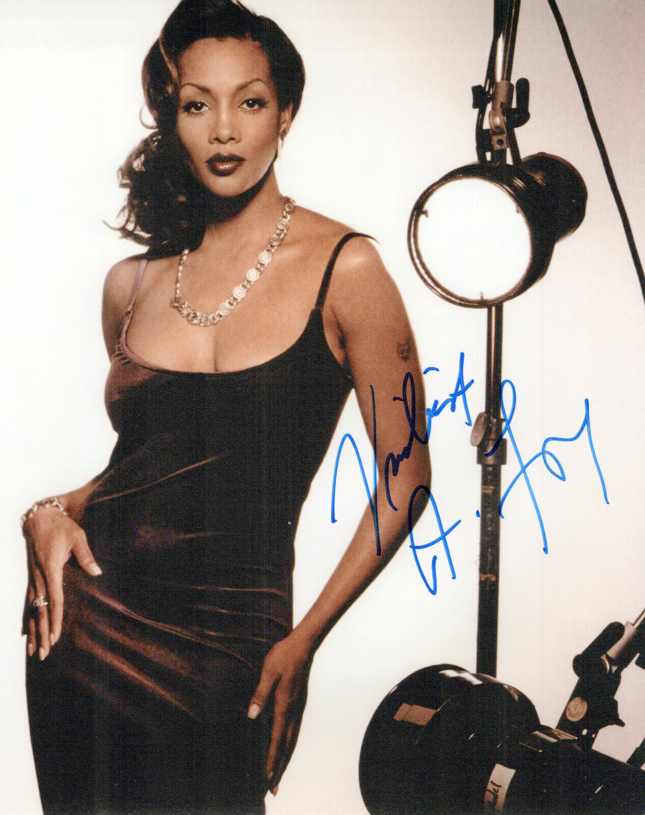 Vivica A. Fox glamour shot autographed Photo Poster painting signed 8x10 #7