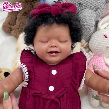 Babeside Sleeping Reborn Baby Bobby 20" African American Infant Girl Building Lovely Memories