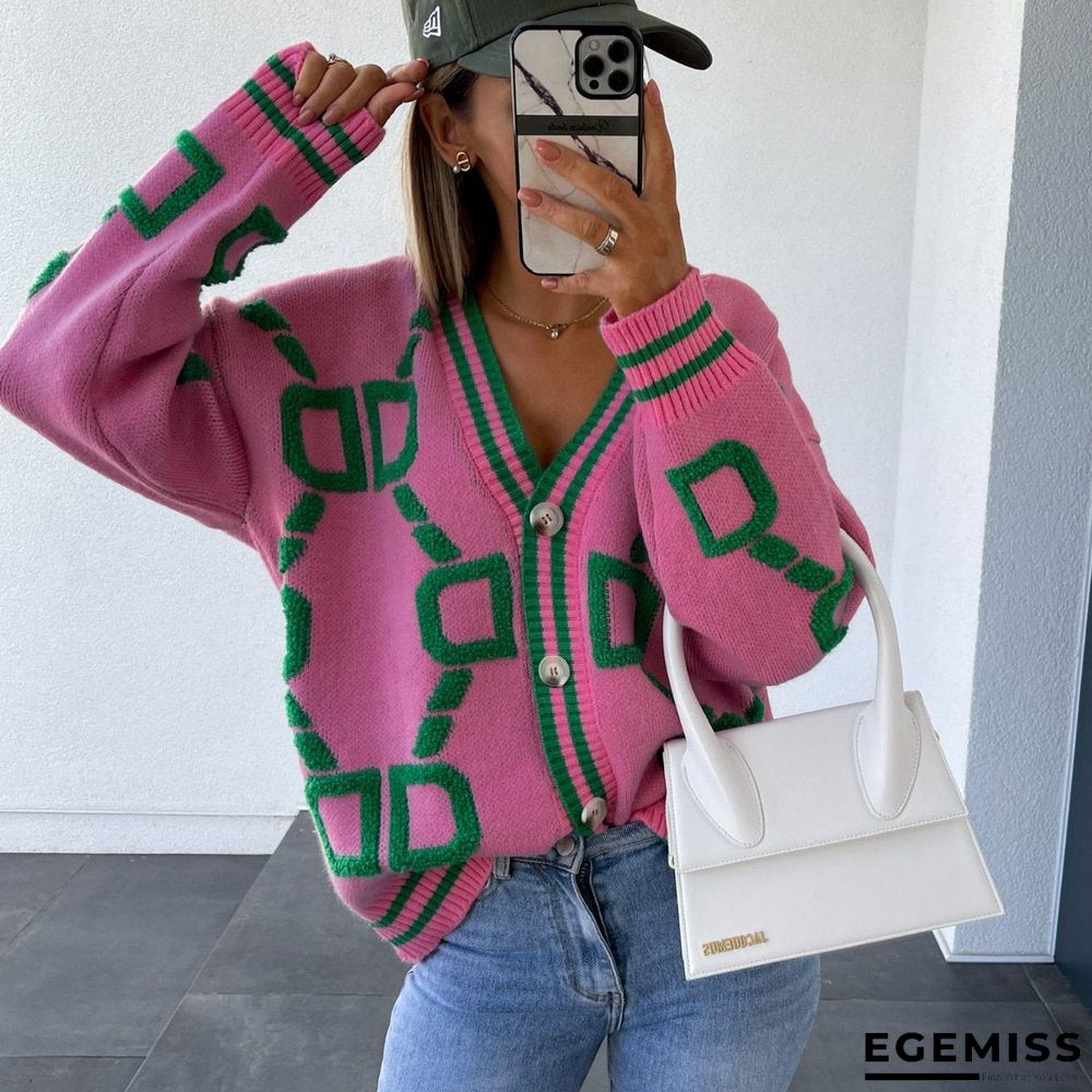 Knitted Cardigan Loose Sweater Coat Sweater | EGEMISS