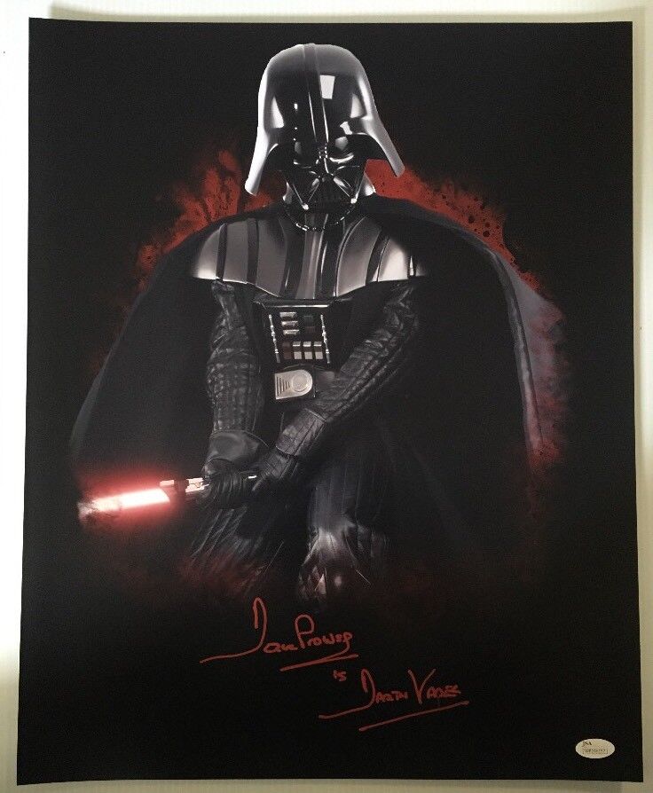 Dave David Prowse Signed Autographed Darth Vader 16x20 Photo Poster painting Star Wars JSA COA 4