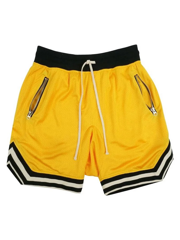 Men Casual Shorts Summer New Running Fitness Fast-drying Trend Short Pants Loose Basketball Training Pants at Hiphopee