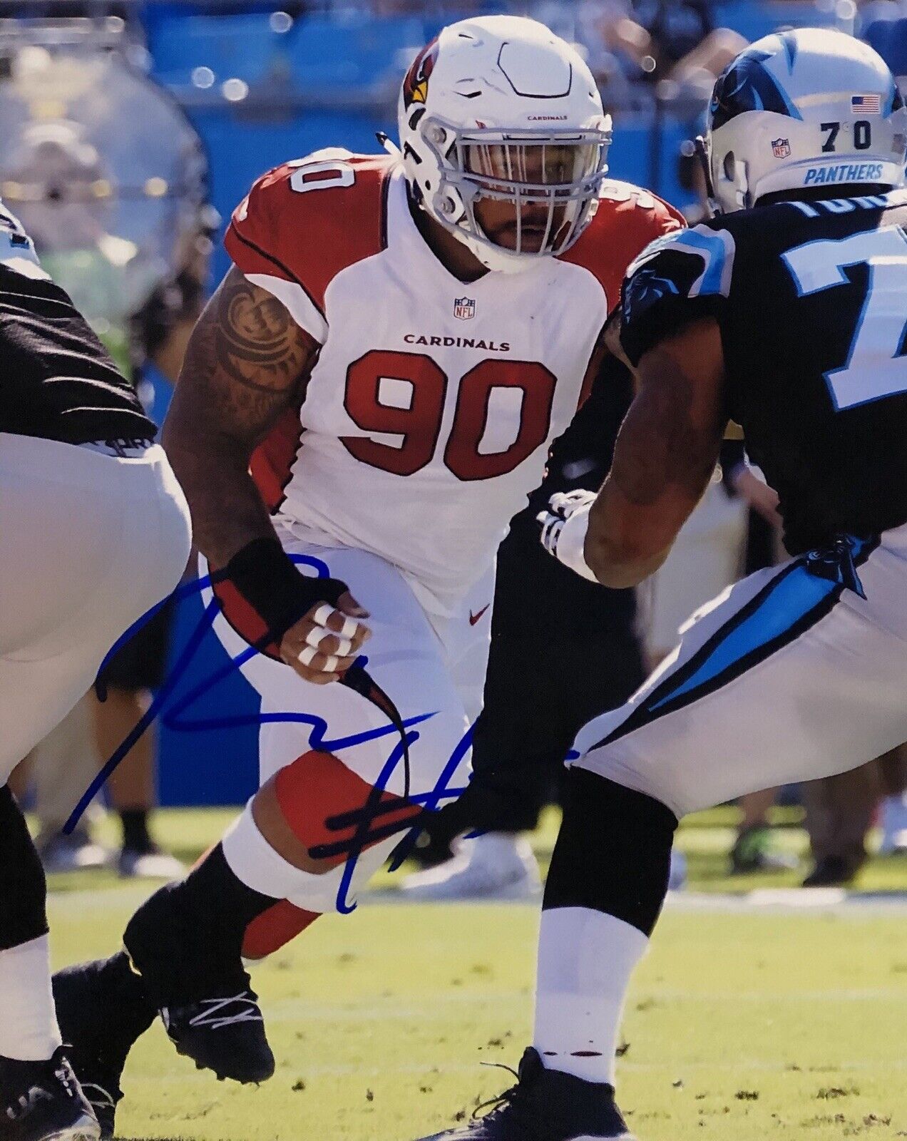 Robert Nkemdiche Signed Autographed Arizona Cardinals 8x10 Photo Poster painting Ole Miss Rebels