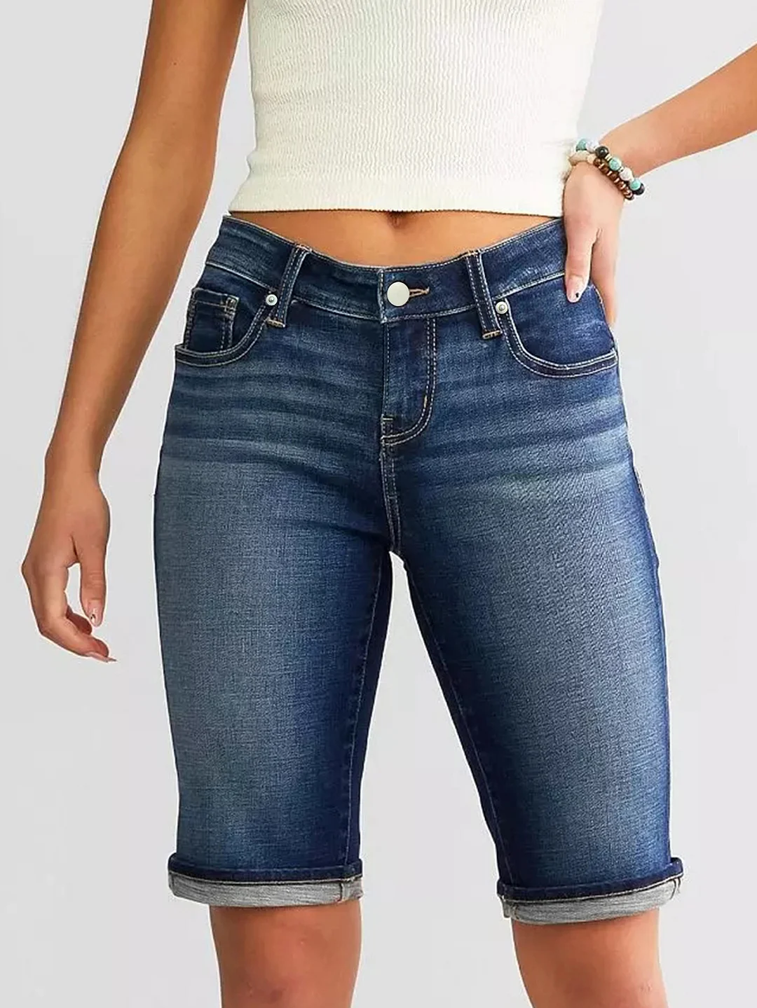 Women's Casual Elastic Slim Pants Jeans