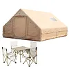 [US Local Warehouse] Inflatable Camping Tent with Pump Waterproof Windproof Blow Up Tent for Outdoors