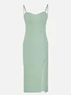 Chain Split-Joint Midi Dress