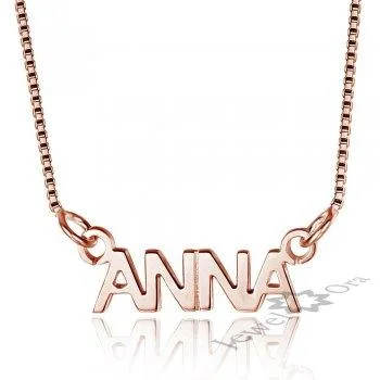 Custom Name Necklace Personalized Name Chain Sterling Silver