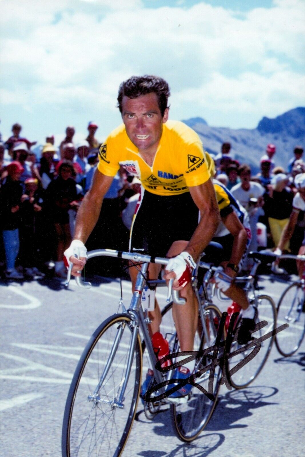 Bernard Hinault Signed 6x4 Photo Poster painting Tour de France Cycling Genuine Autograph + COA