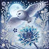 Diamond Painting-DIY Crystal Rhinestone Owl