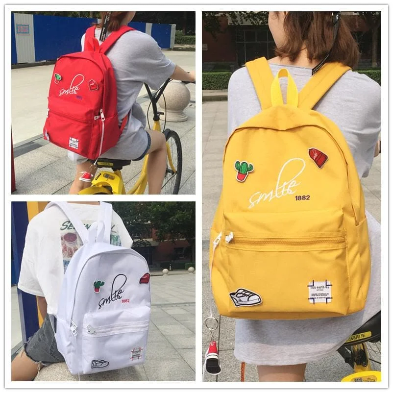 5 Colors Kawaii Couple School Backpack SP1710797