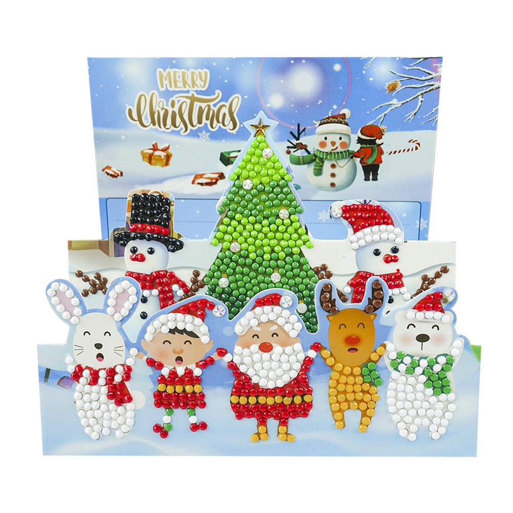 

Santa Claus-DIY Creative Diamond Greeting Card, 501 Original