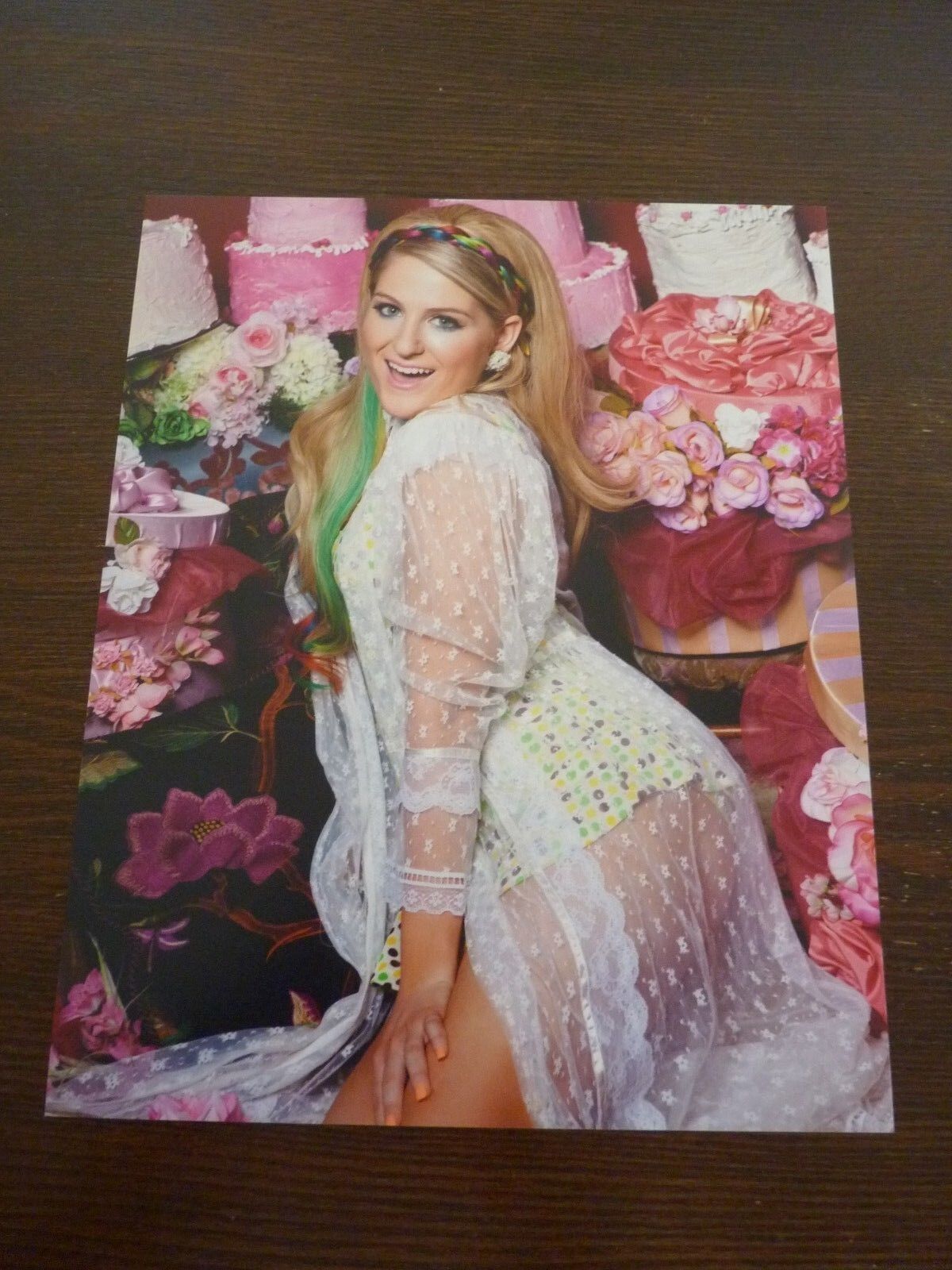 Meghan Trainor Singer Artist Music Color 8x10 Photo Poster painting