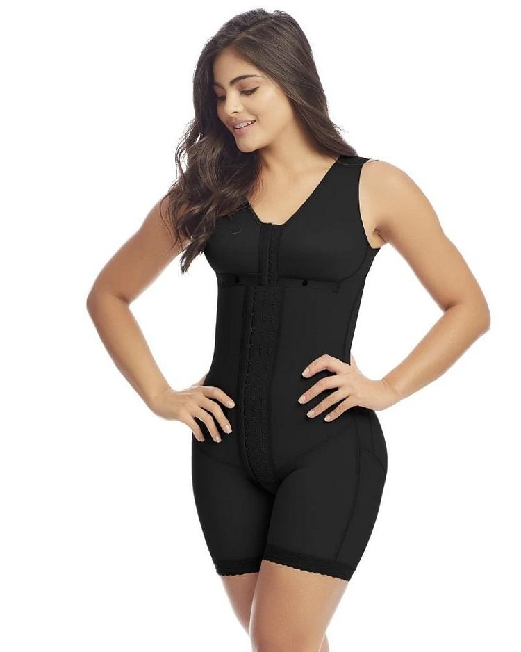 Shapewear For Women HOOK AND EYE CLOSURE Adjustable Breast Support Tummy Control Bodysuit Bodyshaper