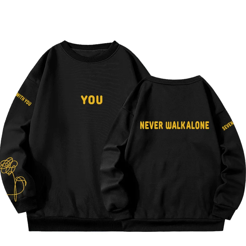 Jimin Seven With You Hoodie You Never Walk Alone BTS Merch 