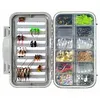 Waterproof Fly Fishing Box Fly Lure Tackle Box Storage Case for Vest Fly Fishing