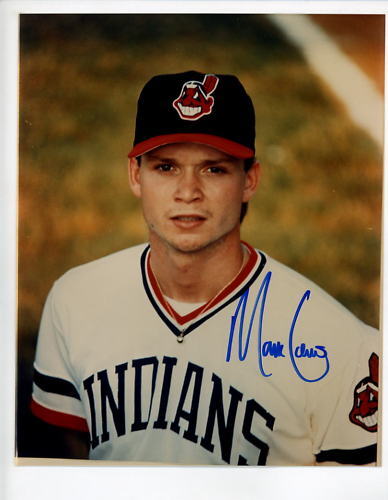 Mark Lewis Signed Autographed 8 X 10 Photo Poster painting pose Cleveland Indians