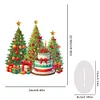 Diamond Painting Acrylic Christmas Tree And Cake Desktop Kits for Home Decor