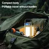Solar Foldable Camping Light Rechargeable Portable Flashlight Hanging Tent Light