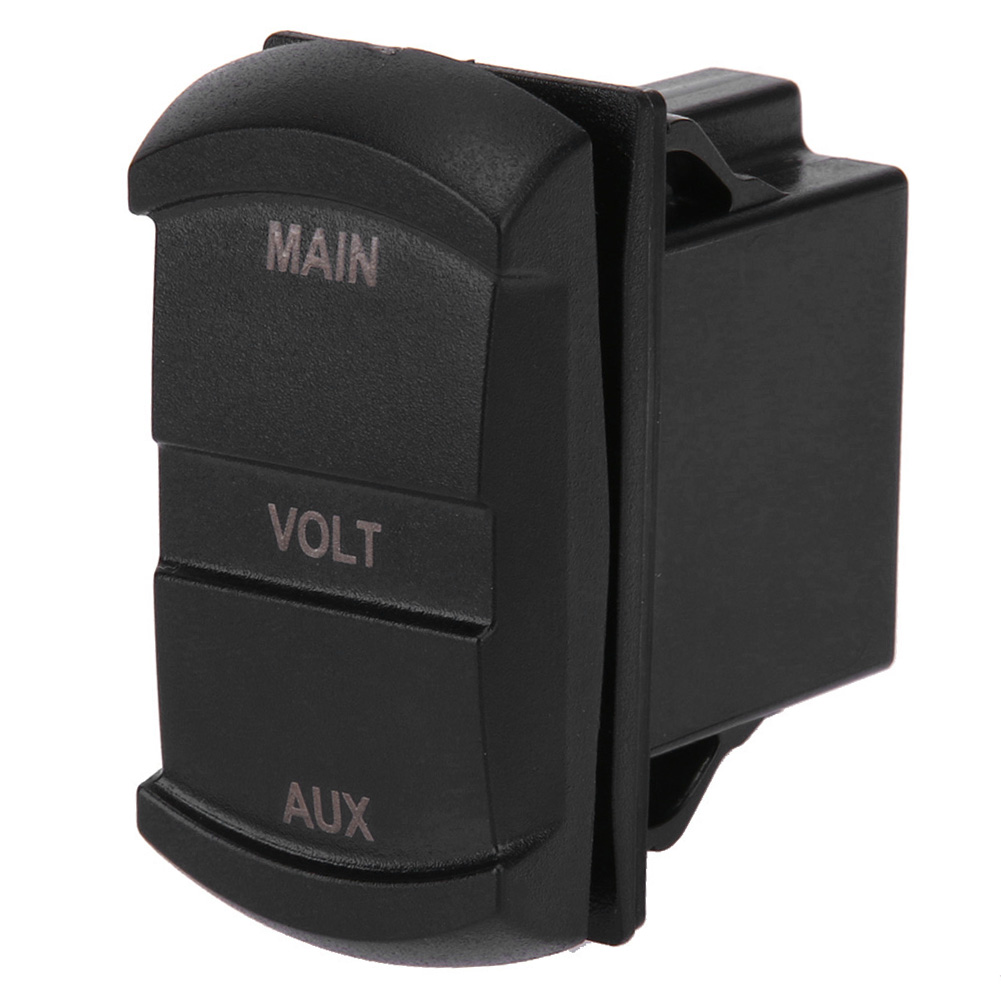 

Red LED Digital Panel Double Voltmeter Rocker Switch Style Voltage Monitor, 501 Original