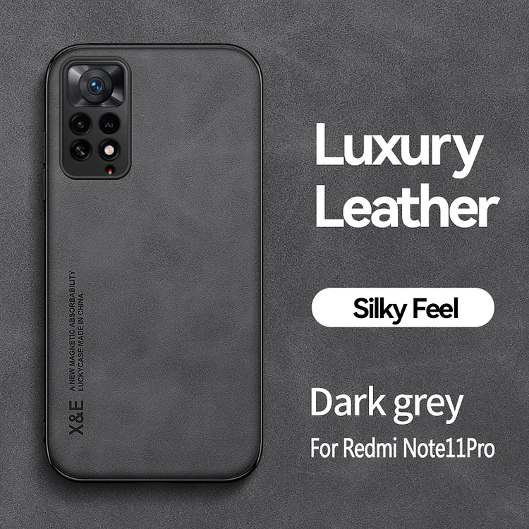 Luxury Leather Magnetic Case For Redmi & Xiaomi  Etrgadget- Smartphone Cases & Covers | Accessories