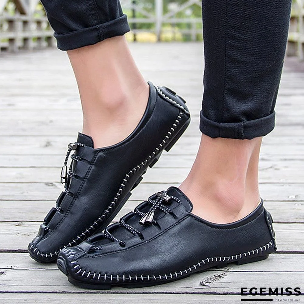 Men's Comfort Shoes Leather Spring / Fall Oxfords Red / Brown / Black / Party & Evening / Party & Evening / EU42 | EGEMISS