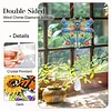 2pcs Dragonfly Diamond Painting Double-sided Crystal Window Suncatcher Craft Set Birthday Gifts Home Garden Decor Hanging Kit