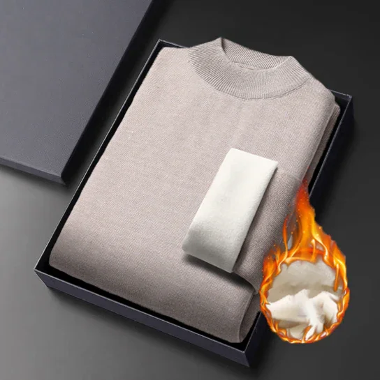 Męski sweter zimowy z golfem 💥 M-4XL✨