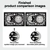 uk.everydayedeals DIY Pearl Painting With Frame - Handmade Self-Adhesive Pearls - Stars Moon(20*30cm)