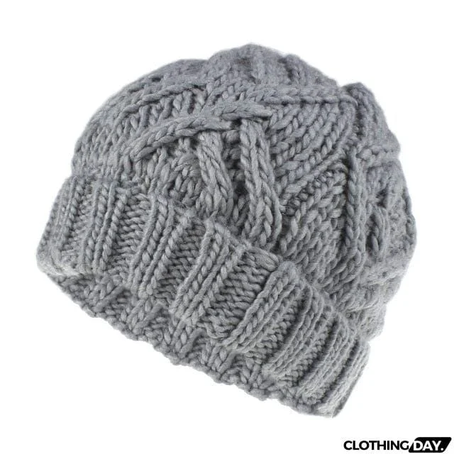 Knit Wool Beanie