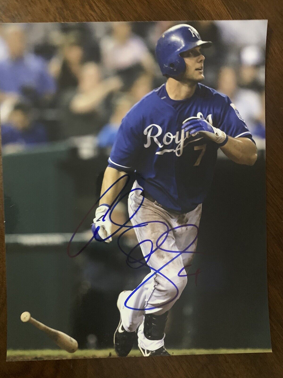 Alex Gordon Signed Kansas City Royals 8x10 Photo Poster painting