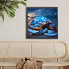 Diamond Painting -DIY Round Drill Turtle(40x40cm)
