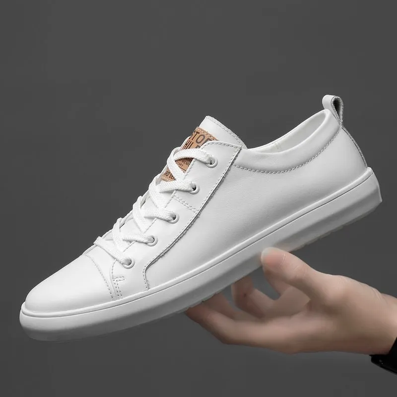 Genuine Leather Casual Shoes Men handmade sewing vintage shoes lace up Natural Rubber bottom shoes zapato de cuero hombre p4