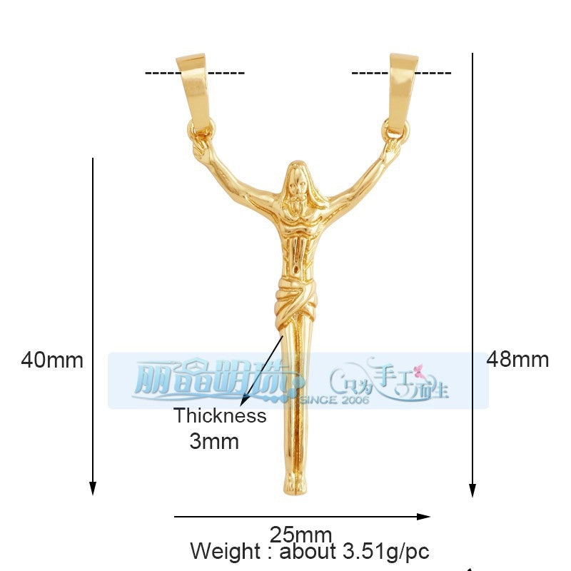 1 Piece 17*24mm 20 * 23mm Copper Human Pendant Jewelry Accessories