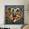 Love Puppy-11CT Stamped Cross Stitch 40*40cm/15.75*15.75in