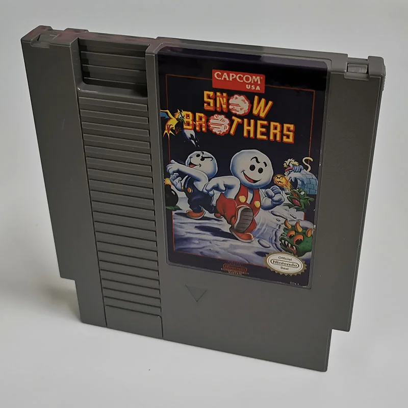 Snow Brothers For Nintendo NES - 8 Bit Game Cartridge