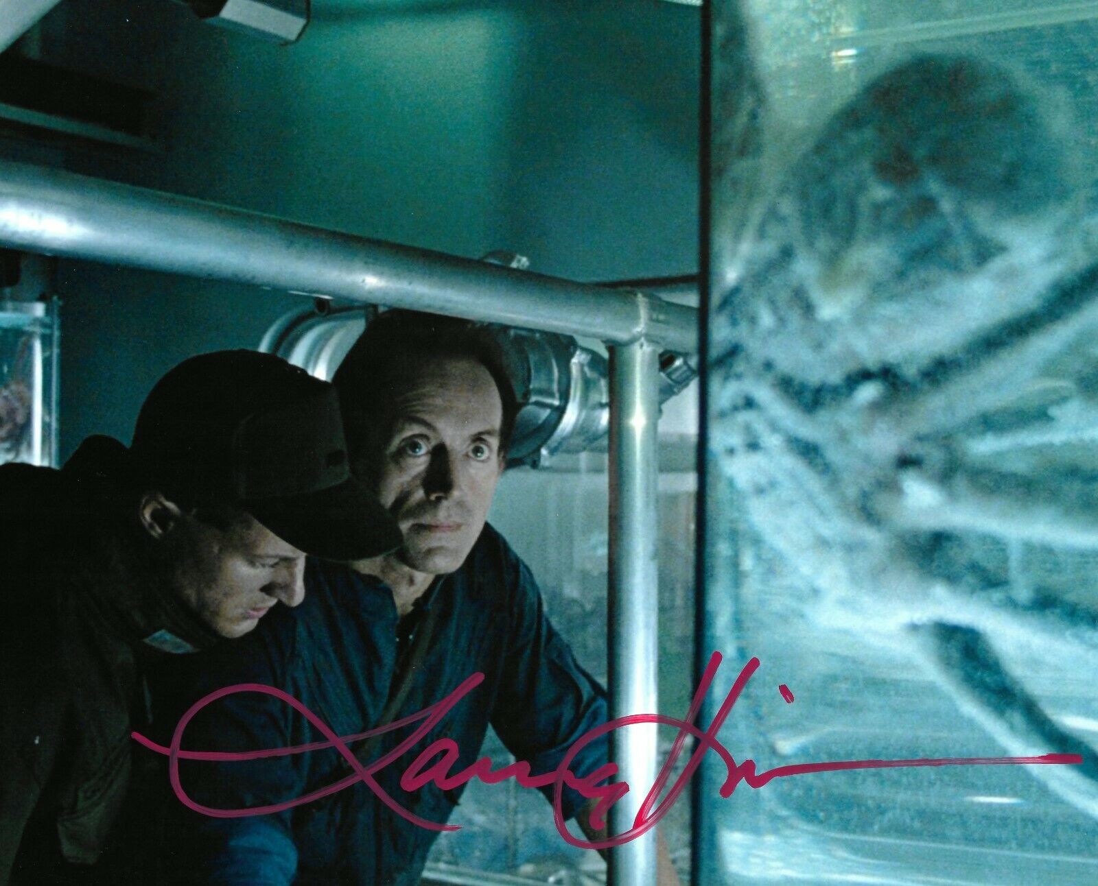 Lance Henriksen autographed 8x10 Photo Poster painting COA ALIENS 'Bishop'