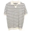 2023 Men&rsquo;s Versatile Simple Fashionable Lapel Striped Polo Shirt