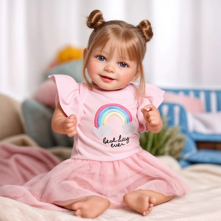 Babeside Smiling Reborn Baby Doreen 20'' Toddler Girl Building Lovely Memories