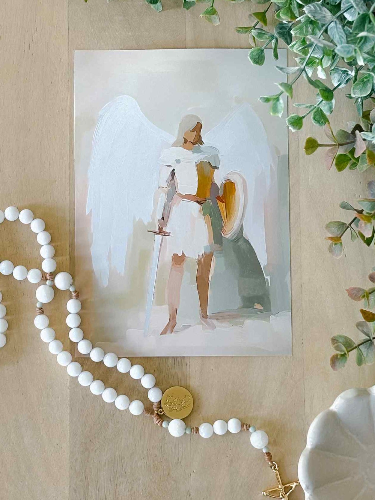 St. Michael the Archangel - Modern Art Print