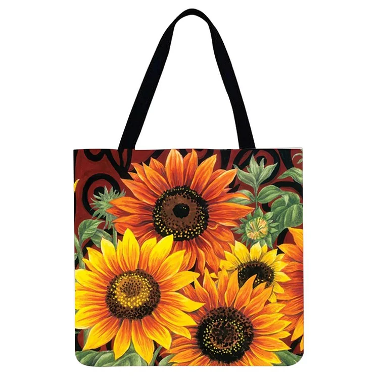 Sunflower Linen Bag