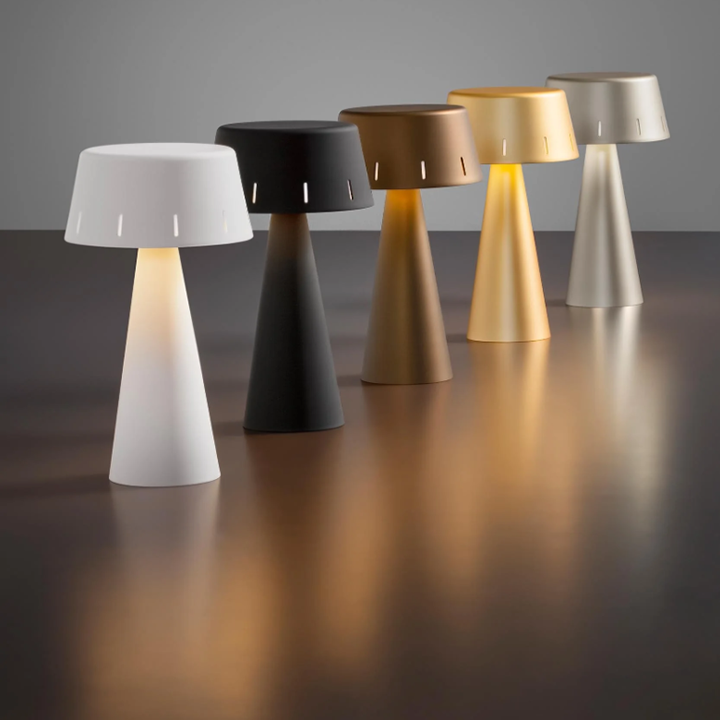 Creative Tapered Metal Cordless Table Lamp CSTWIRE