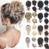 Griffe clip en d&eacute;sordre chignon extensions de cheveux