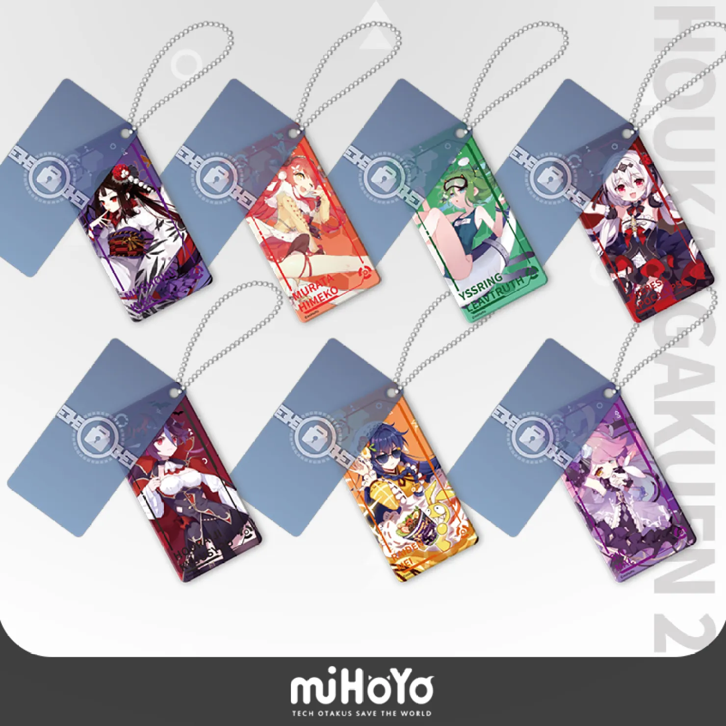 Official Honkai 2d Keychains