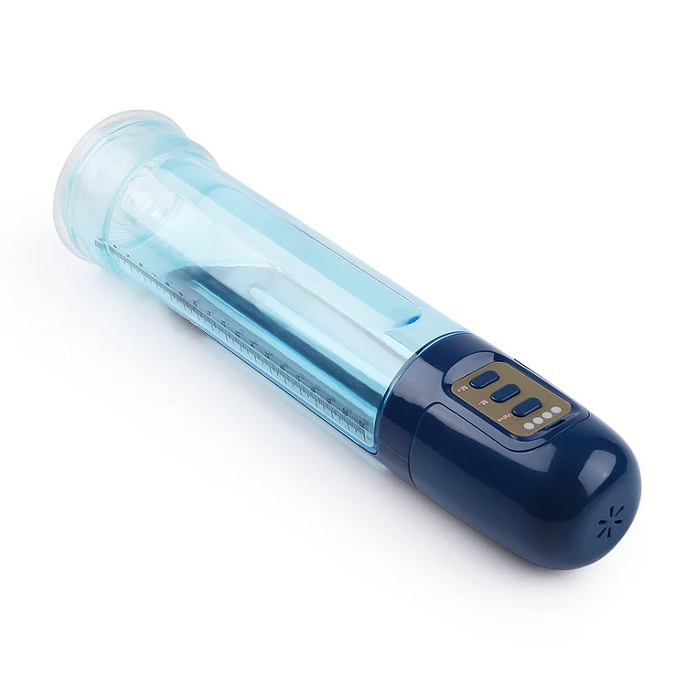 2 in 1 Blau Automatische Penis Vakuumpumpe