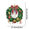 DIY Christmas Wreath Art Acylic Crystal Rhinestone Hanging Craft Kits