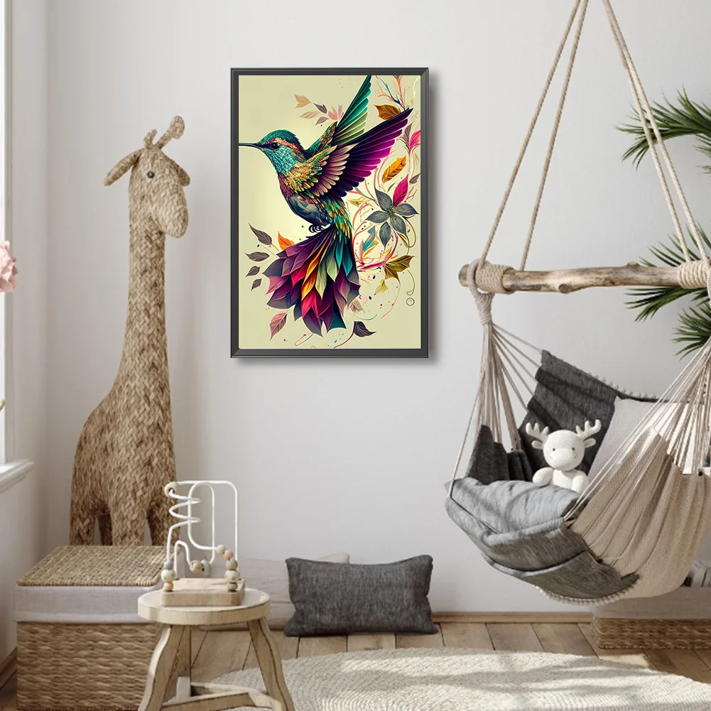 Diamond Painting - Full Round Drill - Hummingbird(Canvas|40*60cm)