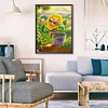 (45*60cm)Funny Sunflower - Full Square Drill Diamond Painting