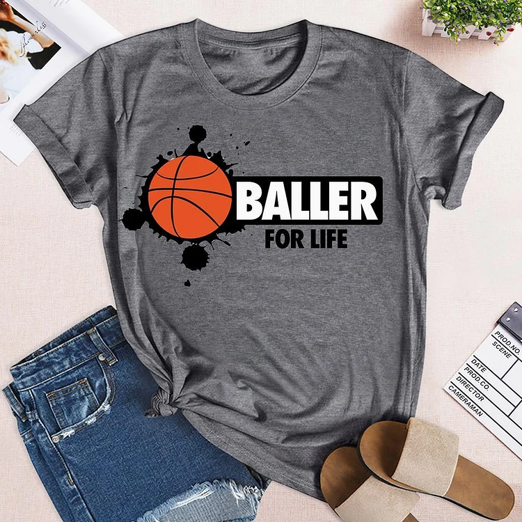 AL™ BALLER FOR LIFE  T-shirt Tee - 01172-Annaletters