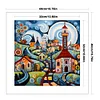 Colorful House - 14CT Counted Cross Stitch - 40*40cm