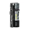 LOOP SK03 Multi-purpose Titanium Alloy Outdoor Lighting Rechargeable LED Mini Flashlight Small Portable Support Fast Charging IP65 Waterproof, Side Light, 10 Modes Mini Flashlight for Camping, Outdoor